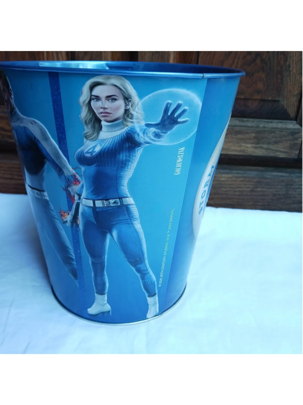 Fantastic Four Movie 2025 Cinemark Popcorn 130 Oz Bucket/Tin